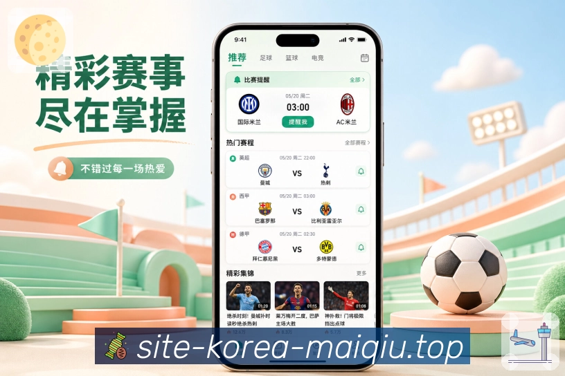 买球站App亮点展示：开赛倒计时、临近比赛、赛事提醒与观赛安排